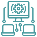 Computers network connection icon
